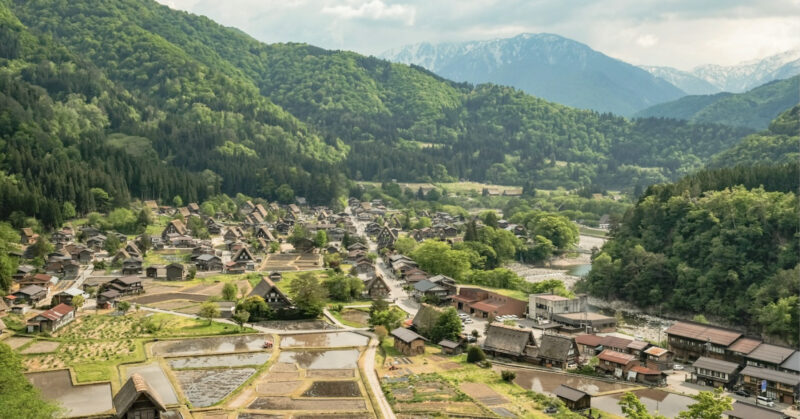 日本の田園風景